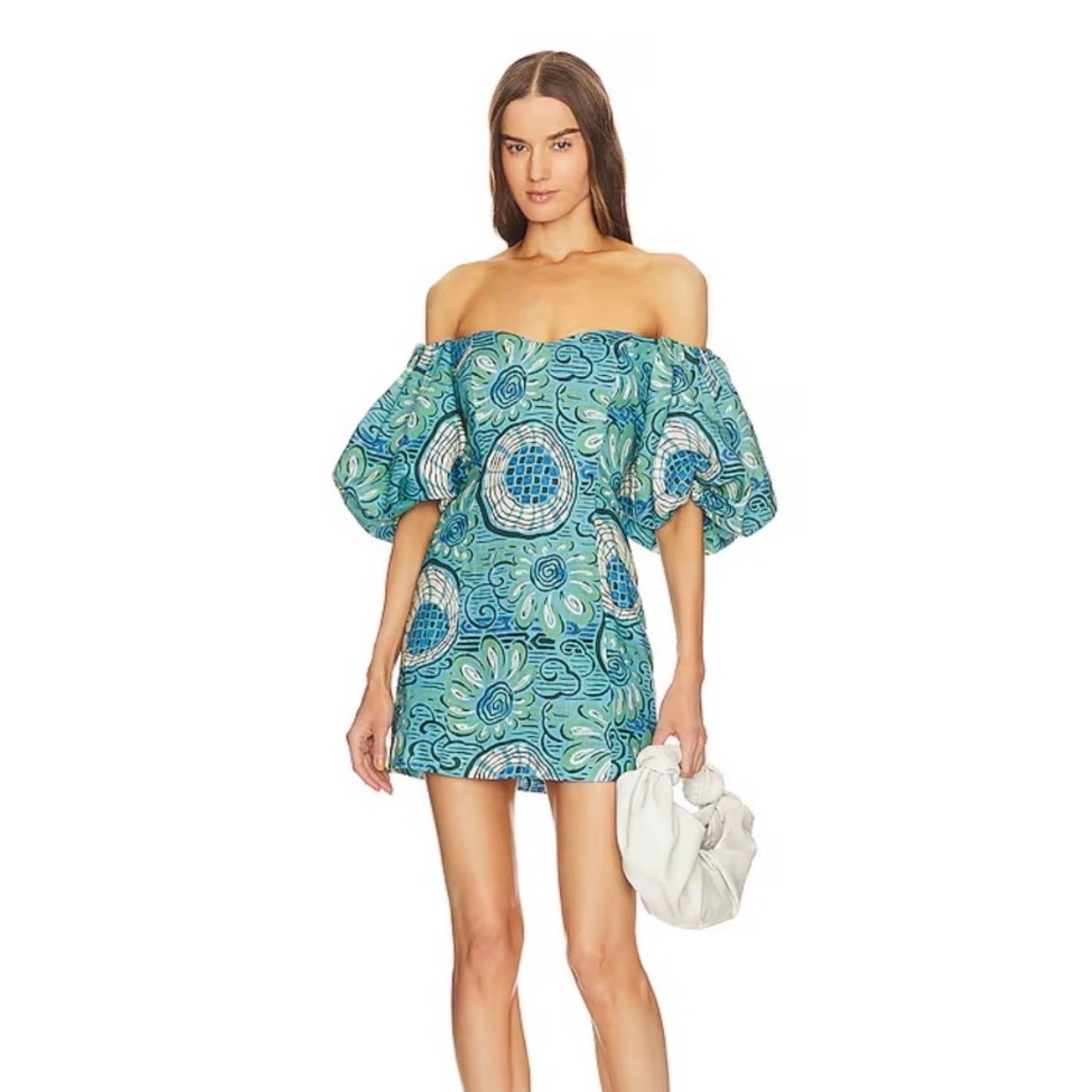 Rhode Dali Linen Mini Dress Size 4
